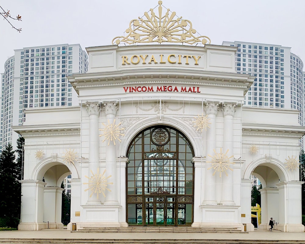 Royal City Hanoi with classic European architecture, majestic and splendid high-rise buildings